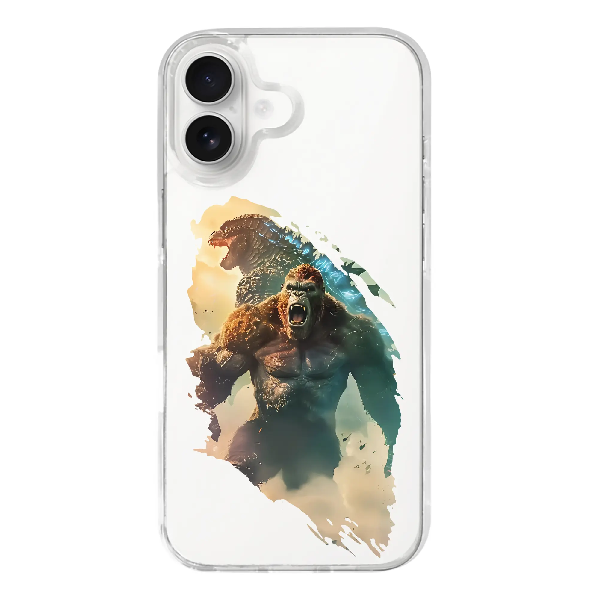 ゴジラ グッズ,キングコング - iPhone 17シリーズ 透明スマホケース – 薄型・耐衝撃・精密フィット保護カバー